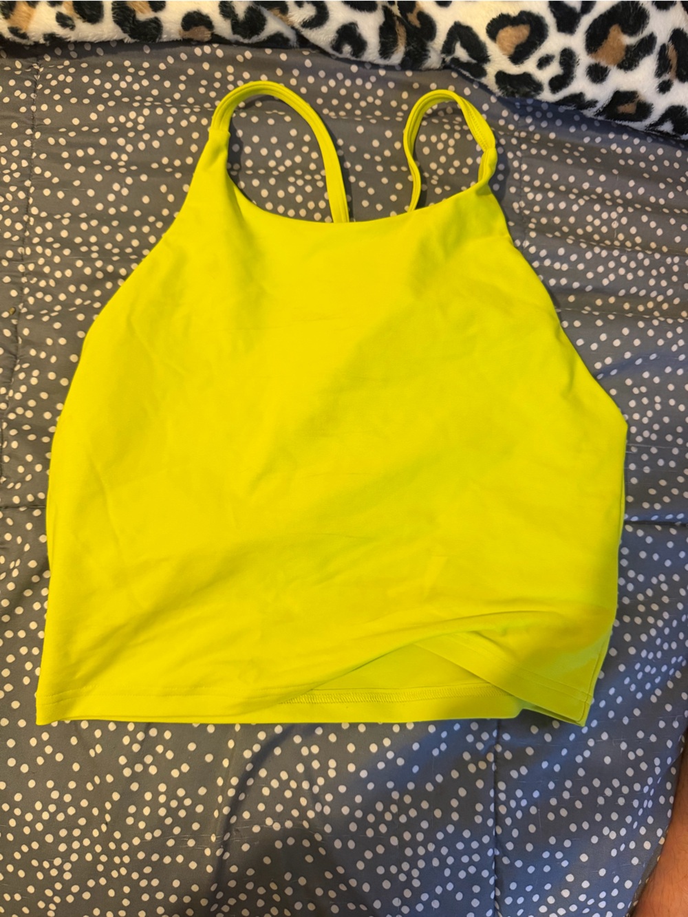 Old Navy Neon Yellow Bralette Tank